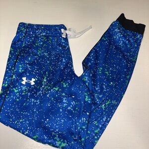 Under Armour Kids Blue and Green Speckled Joggers